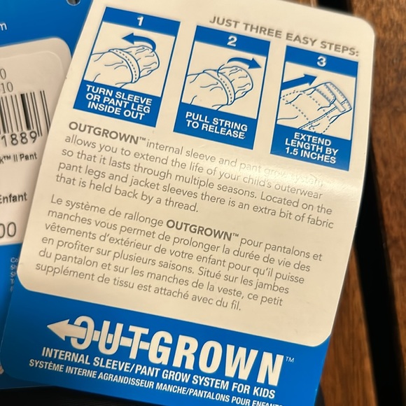 NWT Columbia boys/girls snow-ski pants, black youth medium - Picture 5 of 9